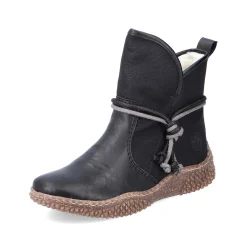 Sale Women'S Short Boots Jet Black Ladies Ankle Boots & Boots