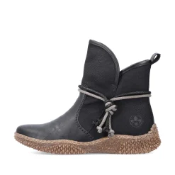 Sale Women'S Short Boots Jet Black Ladies Ankle Boots & Boots