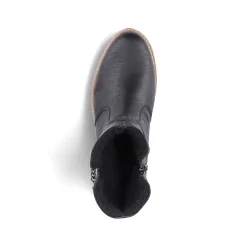 New Women'S Short Boots Jet Black Ladies Ankle Boots & Boots