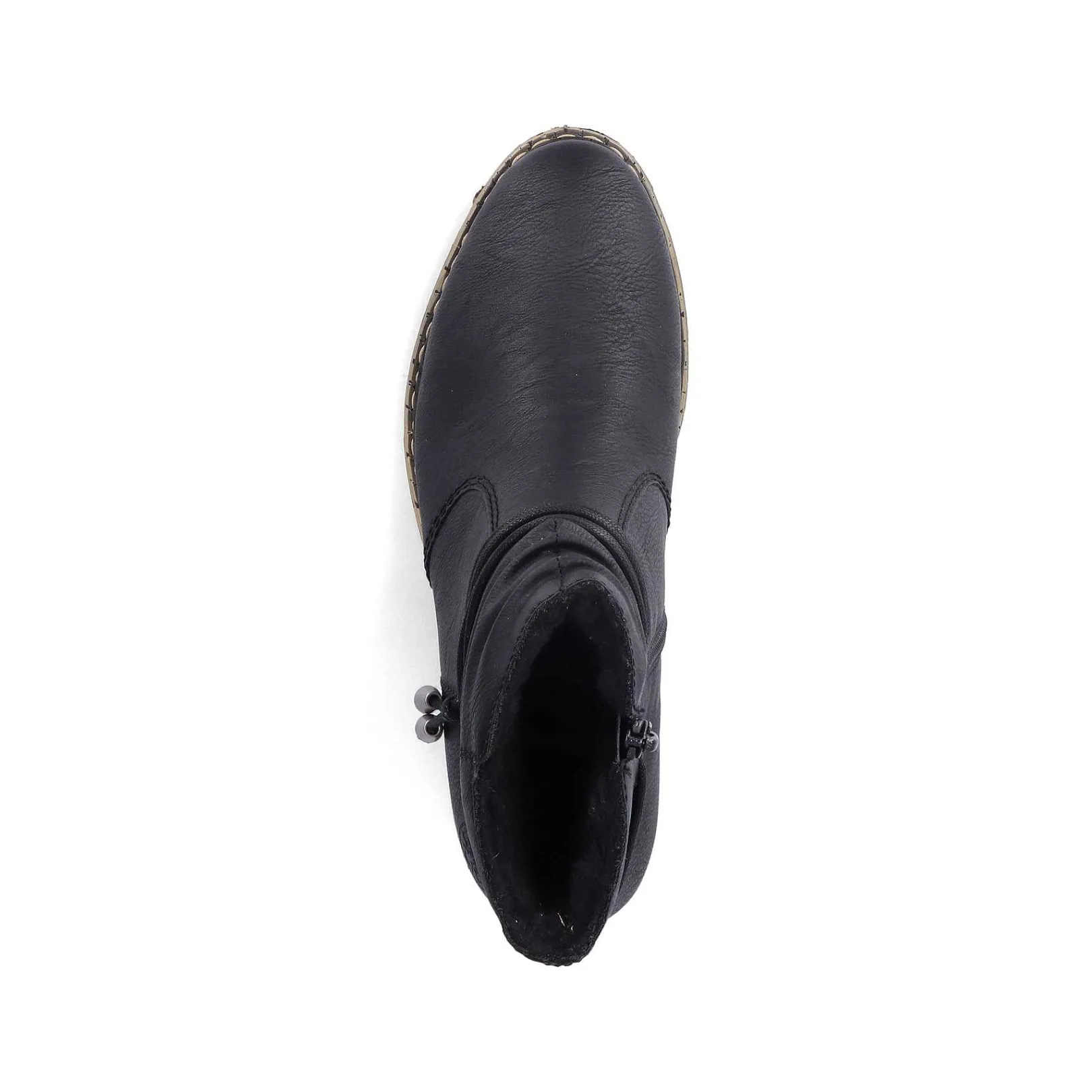 New Women'S Short Boots Jet Black Ladies Ankle Boots & Boots