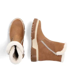 Clearance Women'S Short Boots Nougat Brown Ladies Ankle Boots & Boots