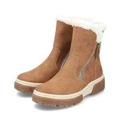 Clearance Women'S Short Boots Nougat Brown Ladies Ankle Boots & Boots
