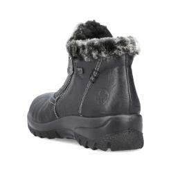 New Women'S Short Boots Jet Black Ladies Ankle Boots & Boots