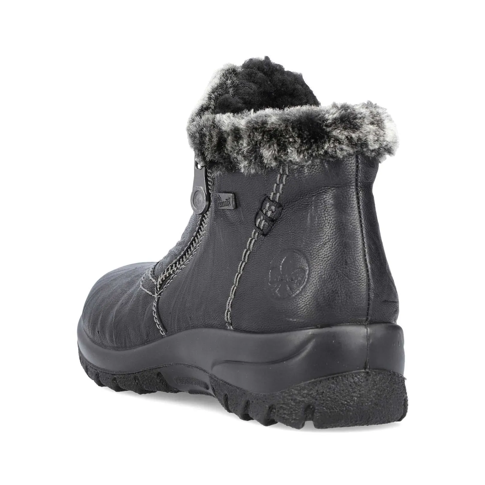 New Women'S Short Boots Jet Black Ladies Ankle Boots & Boots
