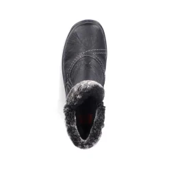 New Women'S Short Boots Jet Black Ladies Ankle Boots & Boots