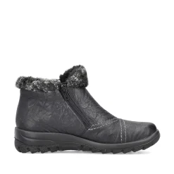 New Women'S Short Boots Jet Black Ladies Ankle Boots & Boots