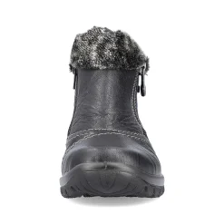 New Women'S Short Boots Jet Black Ladies Ankle Boots & Boots