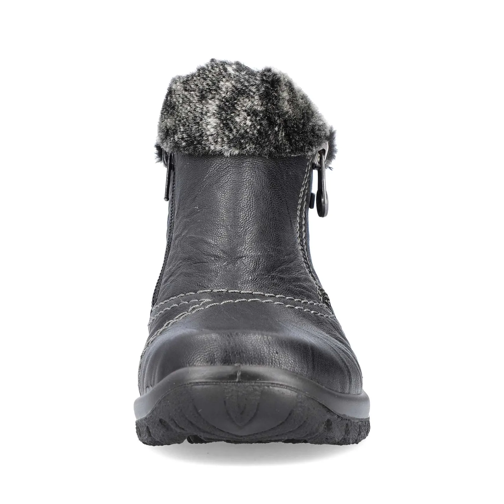 New Women'S Short Boots Jet Black Ladies Ankle Boots & Boots