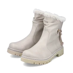 New Women'S Short Boots Light Beige Ladies Ankle Boots & Boots