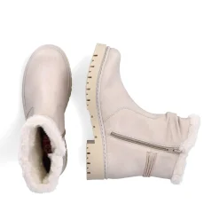 New Women'S Short Boots Light Beige Ladies Ankle Boots & Boots