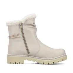New Women'S Short Boots Light Beige Ladies Ankle Boots & Boots