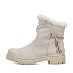 New Women'S Short Boots Light Beige Ladies Ankle Boots & Boots