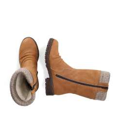 Hot Women'S Short Boots Camel Brown Ladies Ankle Boots & Boots