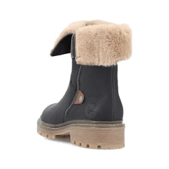 Discount Women'S Short Boots Asphalt Black Ladies Ankle Boots & Boots