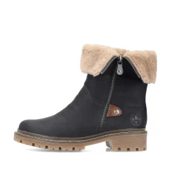 Discount Women'S Short Boots Asphalt Black Ladies Ankle Boots & Boots