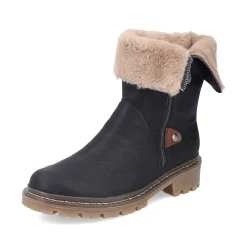 Discount Women'S Short Boots Asphalt Black Ladies Ankle Boots & Boots