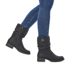 Online Women'S Short Boots Jet Black Ladies Ankle Boots & Boots