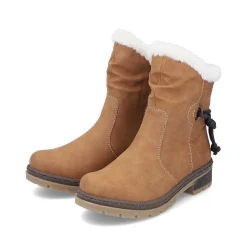 New Women'S Short Boots Camel Brown Ladies Ankle Boots & Boots