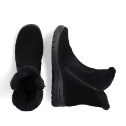 Sale Women'S Short Boots Jet Black Ladies Ankle Boots & Boots