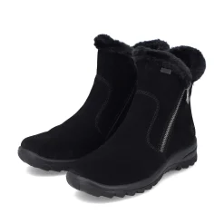 Sale Women'S Short Boots Jet Black Ladies Ankle Boots & Boots