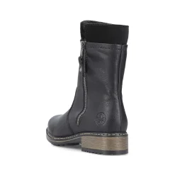 Sale Women'S Short Boots Jet Black Ladies Ankle Boots & Boots