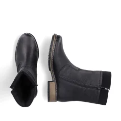 Sale Women'S Short Boots Jet Black Ladies Ankle Boots & Boots