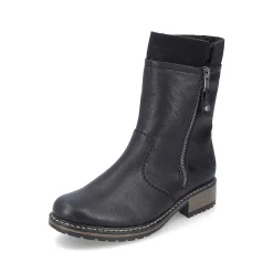 Sale Women'S Short Boots Jet Black Ladies Ankle Boots & Boots
