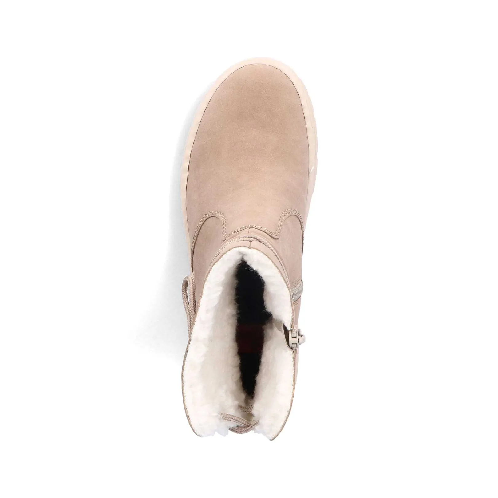 Women'S Short Boots Cream Beige Ladies Ankle Boots & Boots