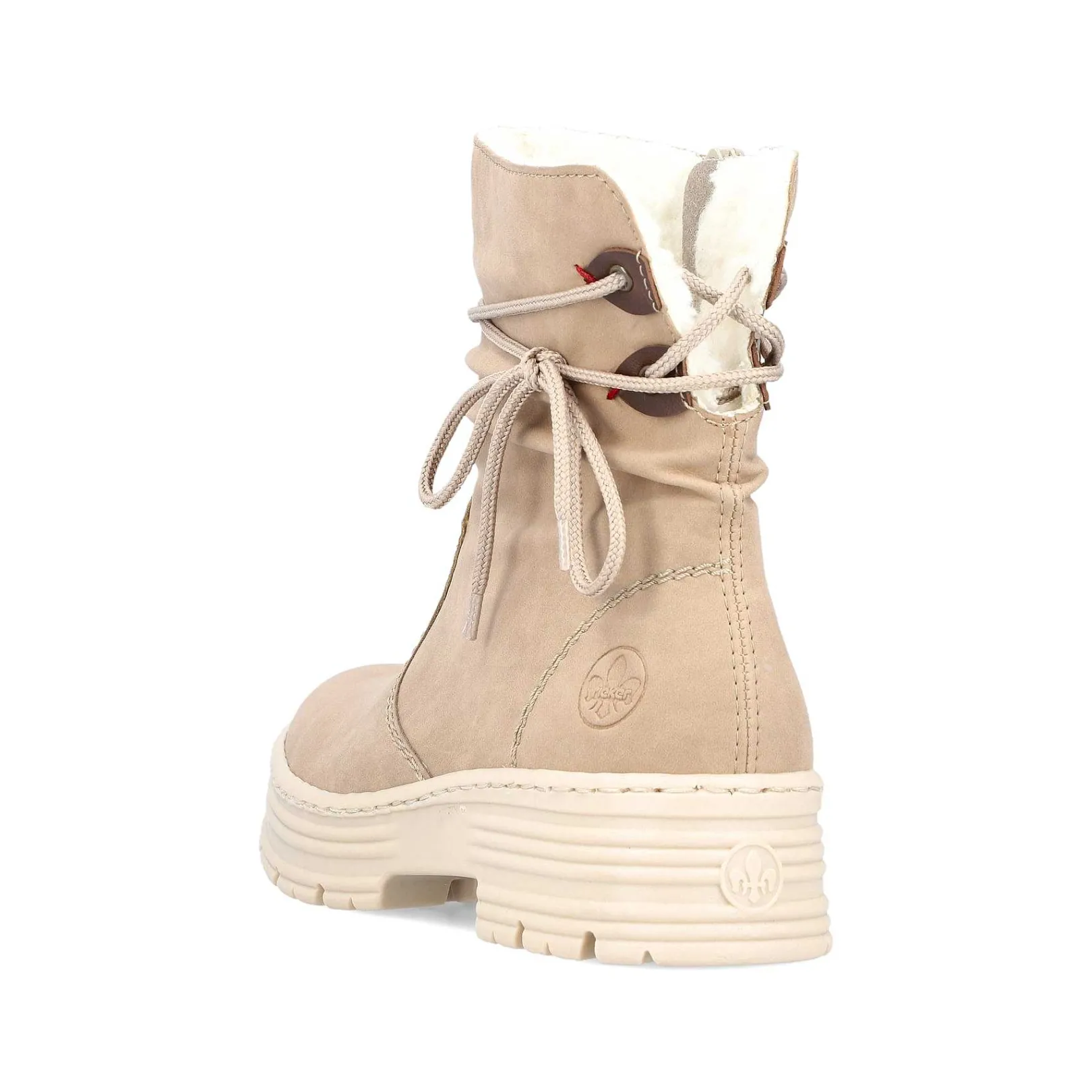 Women'S Short Boots Cream Beige Ladies Ankle Boots & Boots