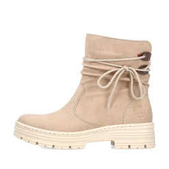 Women'S Short Boots Cream Beige Ladies Ankle Boots & Boots