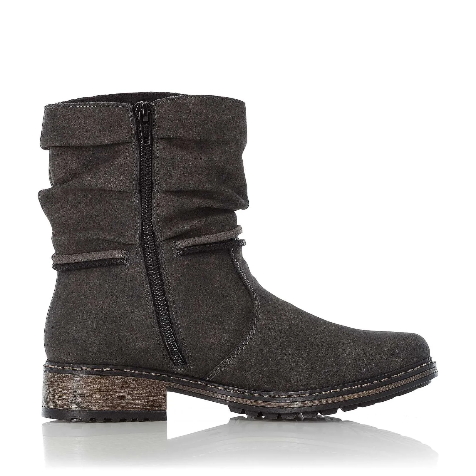 New Women'S Short Boots Asphalt Gray Ladies Ankle Boots & Boots