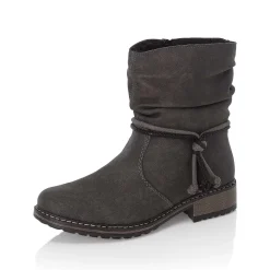 New Women'S Short Boots Asphalt Gray Ladies Ankle Boots & Boots