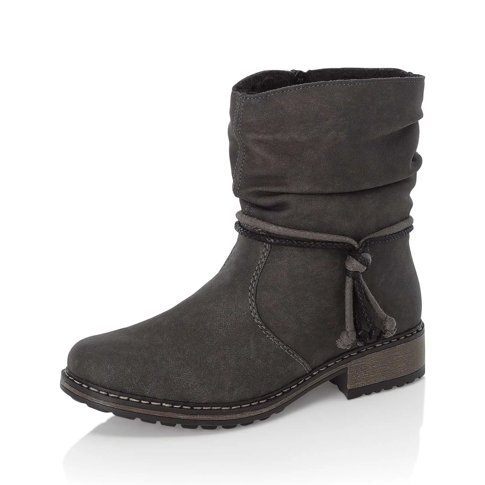 New Women'S Short Boots Asphalt Gray Ladies Ankle Boots & Boots