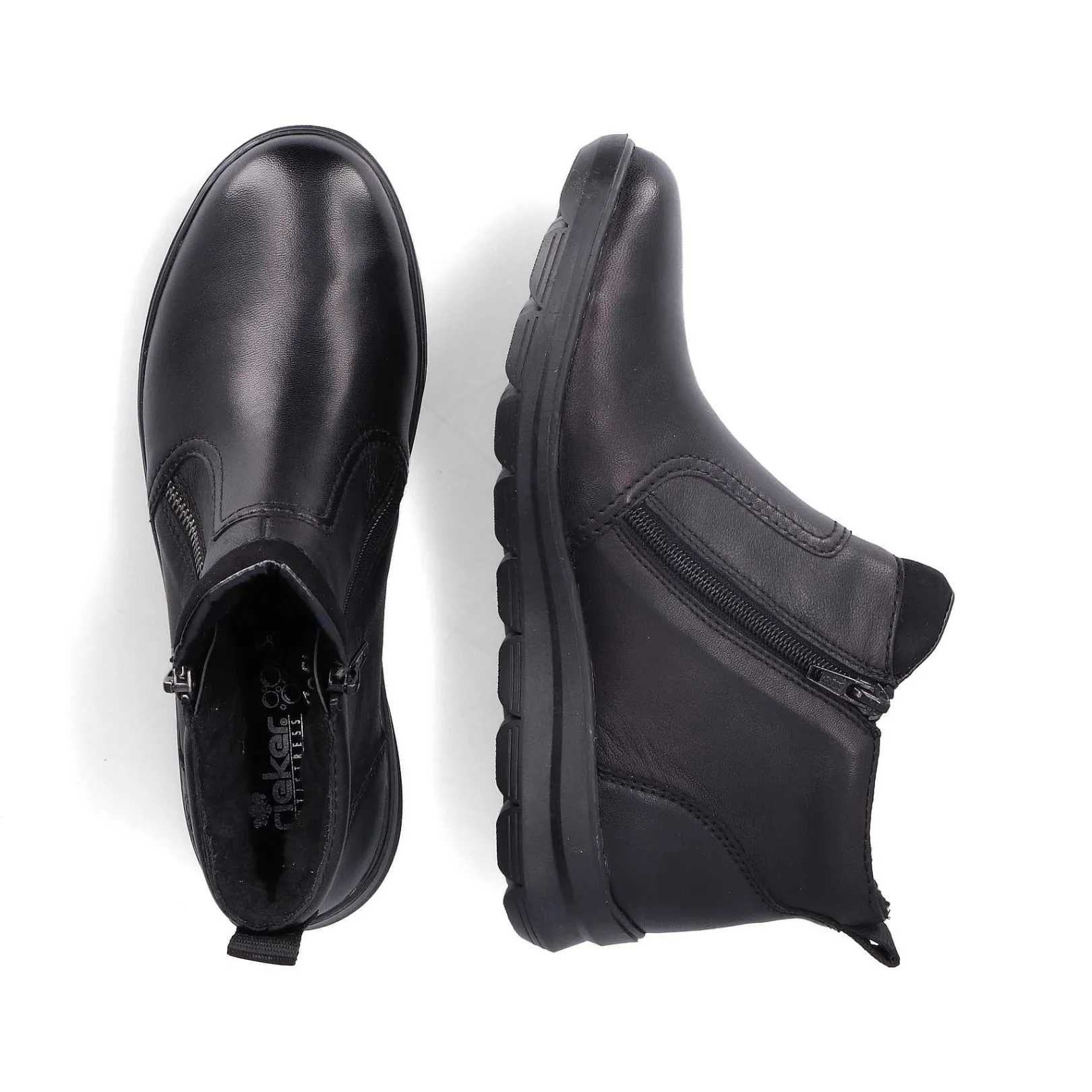 Best Women'S Short Boots Jet Black Ladies Ankle Boots & Boots