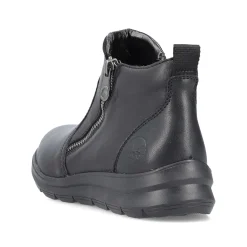 Best Women'S Short Boots Jet Black Ladies Ankle Boots & Boots