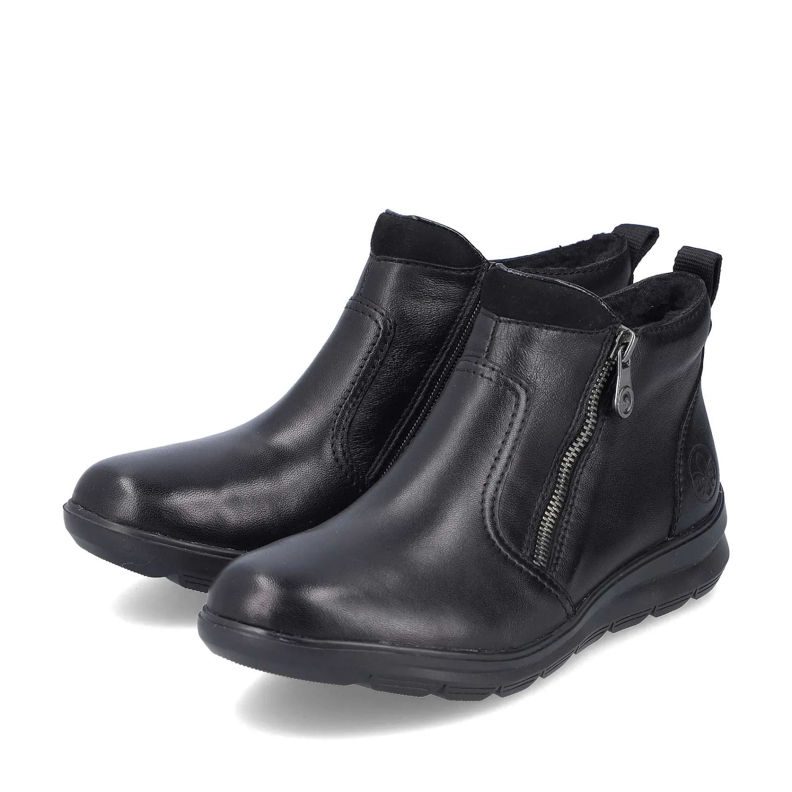 Best Women'S Short Boots Jet Black Ladies Ankle Boots & Boots