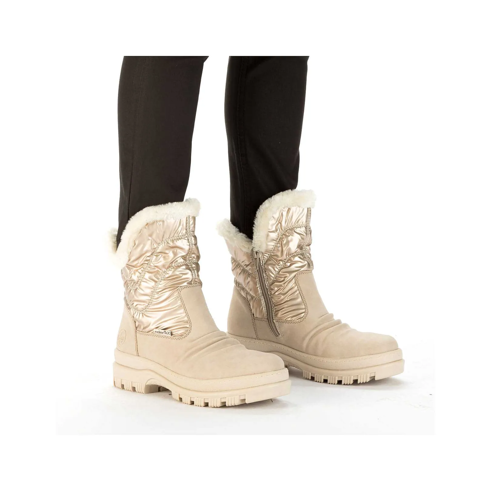 Best Women'S Short Boots Champagne Ladies Ankle Boots & Boots