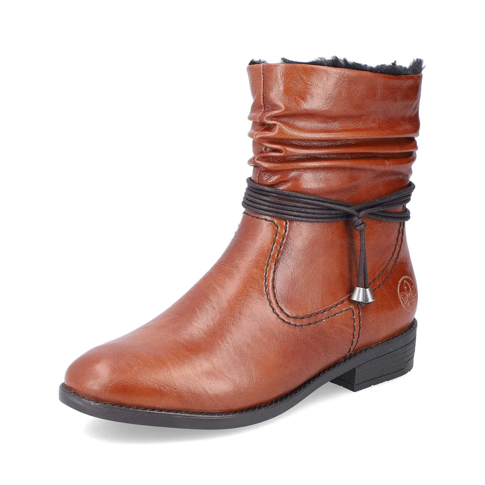Online Women'S Short Boots Chestnut Brown Ladies Ankle Boots & Boots