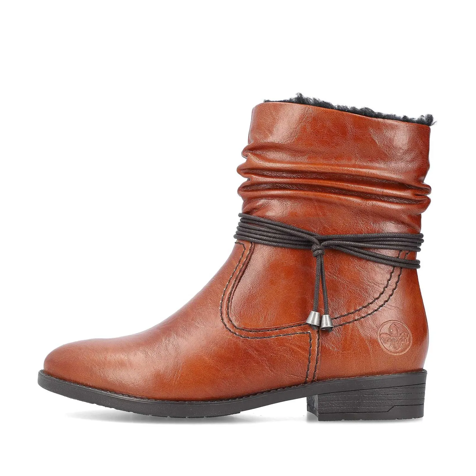 Online Women'S Short Boots Chestnut Brown Ladies Ankle Boots & Boots