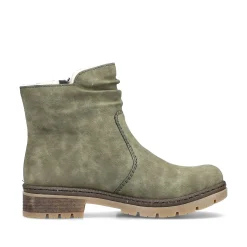 New Women'S Short Boots Leaf Green Ladies Ankle Boots & Boots