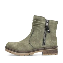 New Women'S Short Boots Leaf Green Ladies Ankle Boots & Boots