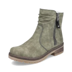 New Women'S Short Boots Leaf Green Ladies Ankle Boots & Boots