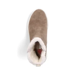 Online Women'S Short Boots Beige Brown Ladies Ankle Boots & Boots