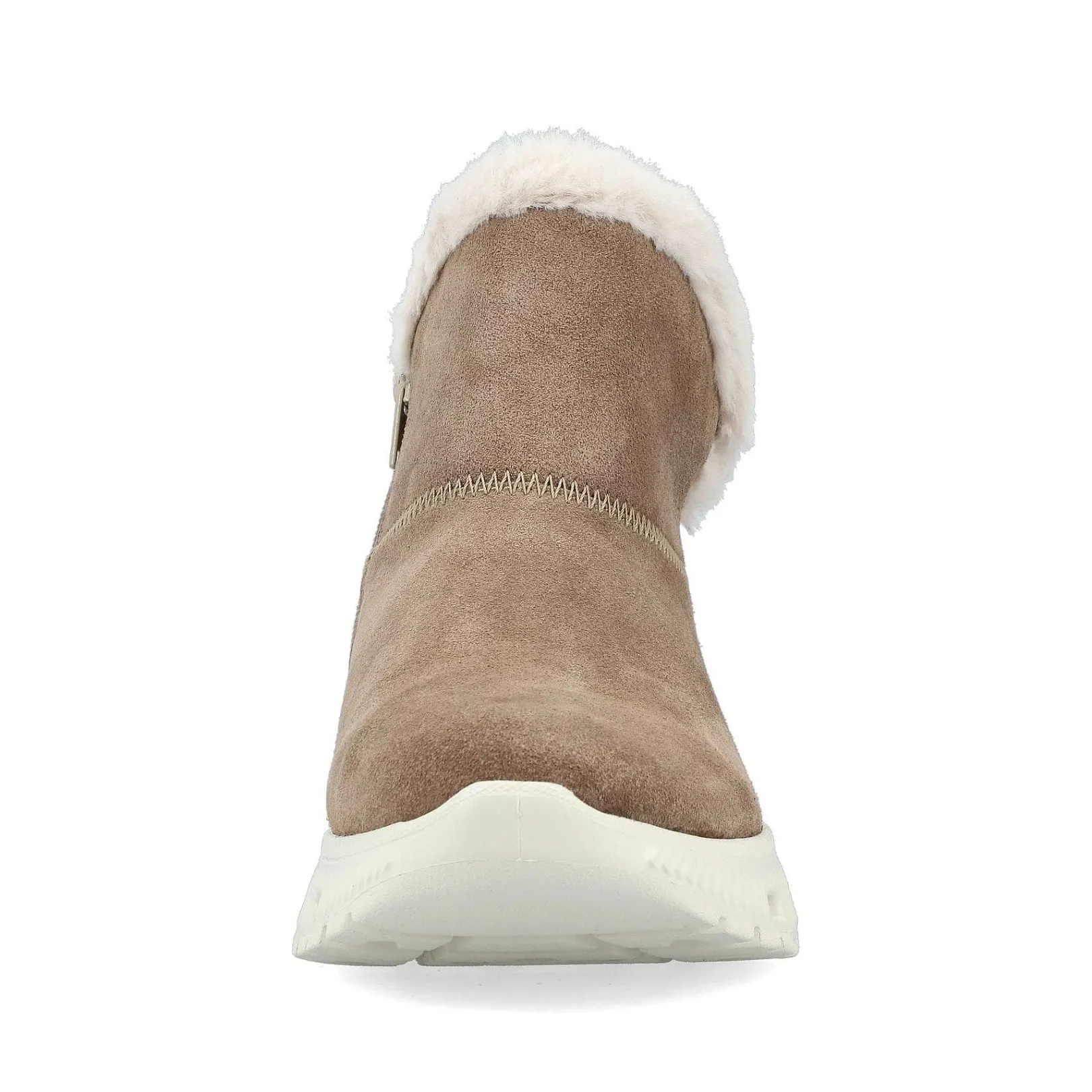 Online Women'S Short Boots Beige Brown Ladies Ankle Boots & Boots