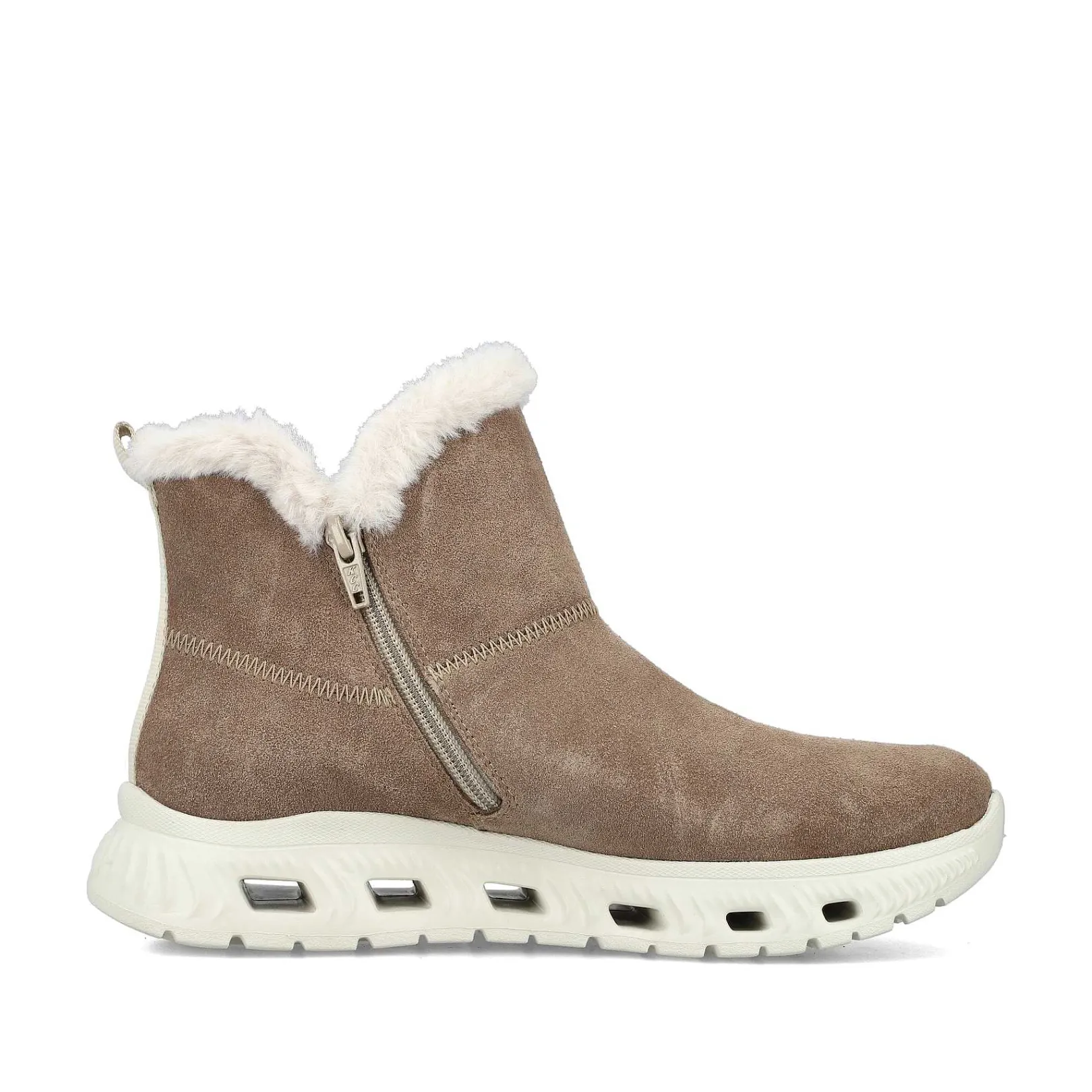 Online Women'S Short Boots Beige Brown Ladies Ankle Boots & Boots