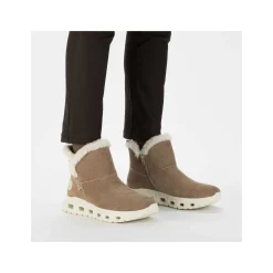Online Women'S Short Boots Beige Brown Ladies Ankle Boots & Boots
