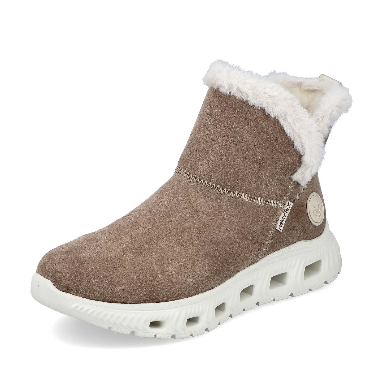 Online Women'S Short Boots Beige Brown Ladies Ankle Boots & Boots
