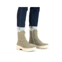Hot Women'S Short Boots Army Green Ladies Ankle Boots & Boots