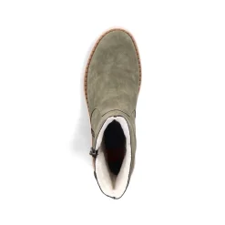 Online Women'S Short Boots Green Gray Ladies Ankle Boots & Boots
