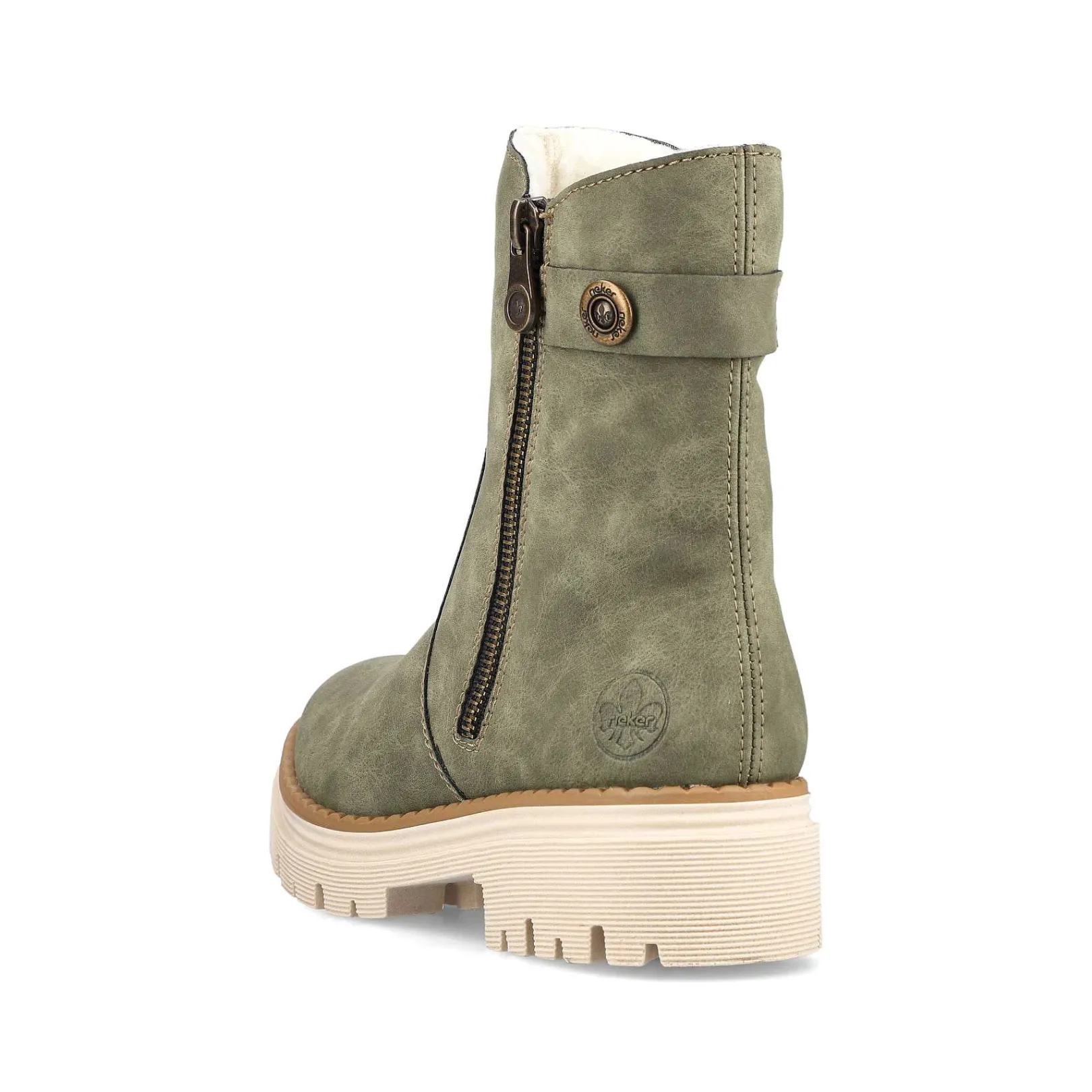Online Women'S Short Boots Green Gray Ladies Ankle Boots & Boots